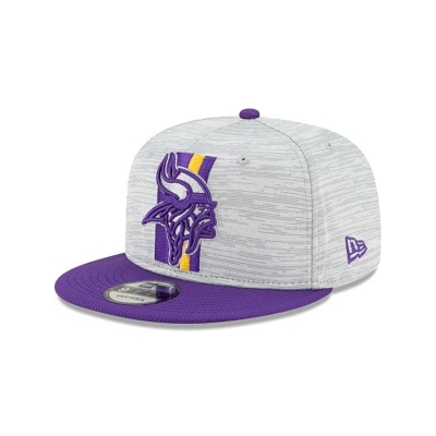 Sapca New Era Minnesota Vikings NFL Official NFL Training 9FIFTY Snapback - Violet